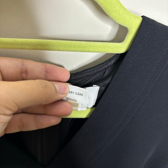 Ann Taylor Loft Black Sleeveless Mini Sheath Dress Sz 4P - Picture 5 of 10